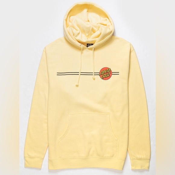Men’s SANTA CRUZ Classic Dot Fleece Pullover Hoodie - Picture 1 of 13